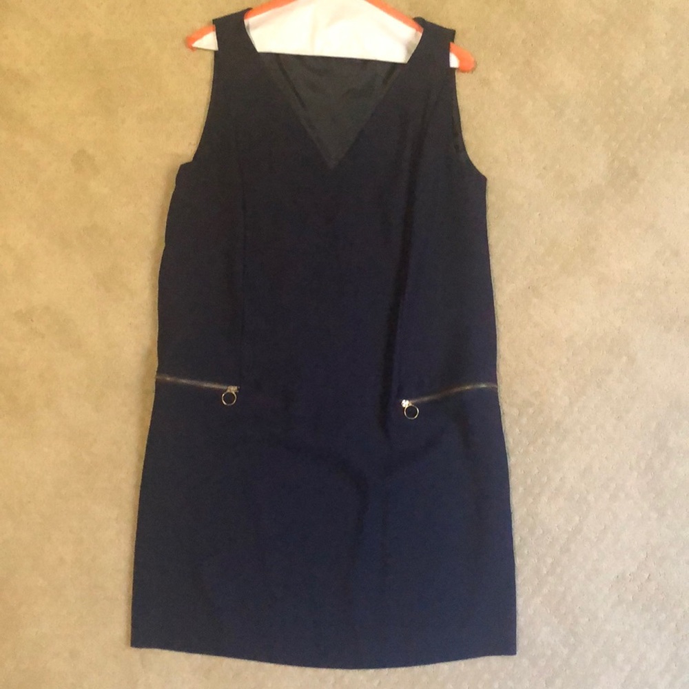Zara Navy shift dress